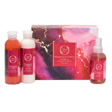 Fresh Line Pomegranate & Cranberry Limited Edition Set  Σετ Περιποίησης Σώματος, 3τμχ