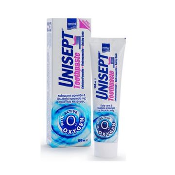 Intermed Unisept Toothpaste Active Oxygen Οδοντόκρεμα ειδική για την Ουλίτιδα της Εγκυμοσύνης 100ml