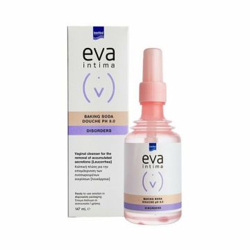 Intermed Eva Intima Baking Soda Douche pH 9.0 Κολπική Πλύση με Σόδα 147ml