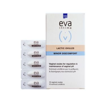 Intermed Eva Intima Minor Discomfort Lactic Ovules 10τμχ
