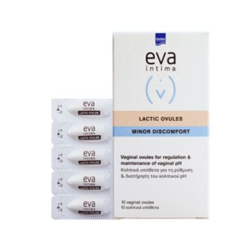 Intermed Eva Intima Minor Discomfort Lactic Ovules 10τμχ