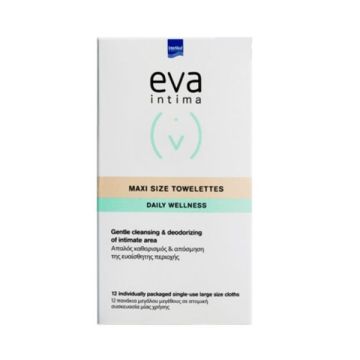 Intermed Eva Intima Maxi Size Towelettes Daily Wellness 12τμχ