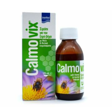Intermed Calmovix Σιρόπι με Μέλι & Εκχυλίσματα Βοτάνων κατά του Βήχα & του Ερεθισμένου Λαιμού από 6 ετών 125ml