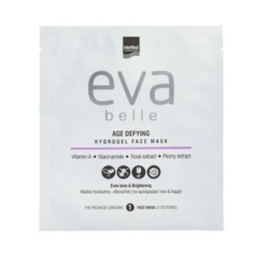 Intermed Eva Belle Age Defying Hydrogel Face Mask Μάσκα Υδρογέλης Προσώπου για Ομοιόμορφο Τόνο & Λάμψη 1τμχ