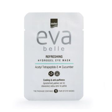 Intermed Eva Belle Refreshing Hydrogel Eye Mask Δροσιστική Μάσκα για τις Σακούλες κάτω από τα Μάτια 1τμχ
