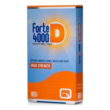 Quest Forte D 4000 Συμπλήρωμα Βιταμίνης D, 60 tabs