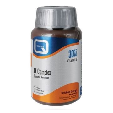 Quest Naturapharma Mega B-100 Timed Release 30 ταμπλέτες