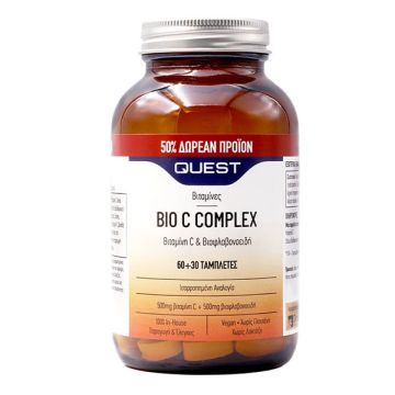 Quest Bio C Complex (50% Δωρεάν Προϊόν), 60+30tabs