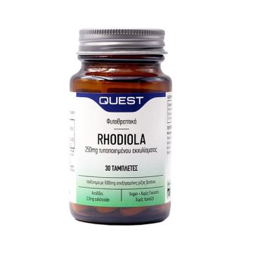QUEST RHODIOLA 250mg standardised Extract 30tabs