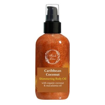 Fresh Line Caribbean Coconut Ξηρό Λάδι Σώματος με Λάμψη 150ml 