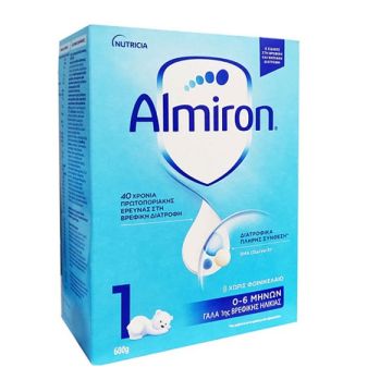 Nutricia Almiron 1 Γάλα 1ης Βρεφικής Ηλικίας από 0-6 μηνών 600gr
