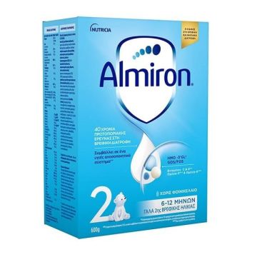 Nutricia Almiron 2 Γάλα 2ης Βρεφικής Ηλικίας 6-12 μηνών 600g