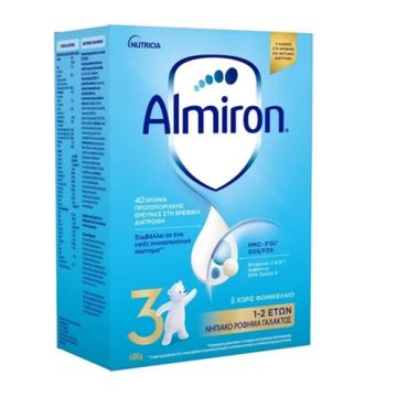 Nutricia Almiron 3 Νηπιακό Ρόφημα Γάλακτος 1-2 ετών 600g