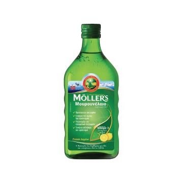 NATURE'S PLUS MOLLER'S ΜΟΥΡΟΥΝΕΛΑΙΟ LEMON, ΠΑΡΑΔΟΣΙΑΚΟ ΜΟΥΡΟΥΝΕΛΑΙΟ ΣΕ ΥΓΡΗ ΜΟΡΦΗ ΜΕ ΓΕΥΣΗ ΛΕΜΟΝΙ, 250ml 