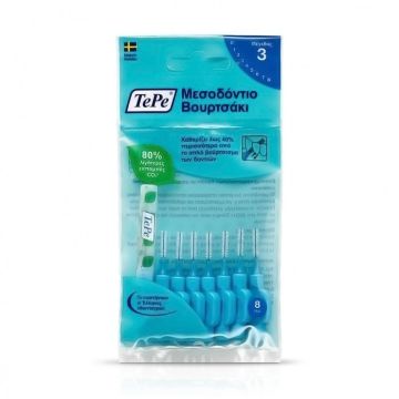 TePe x-fine 0.6mm Μπλε size 3 8τμχ