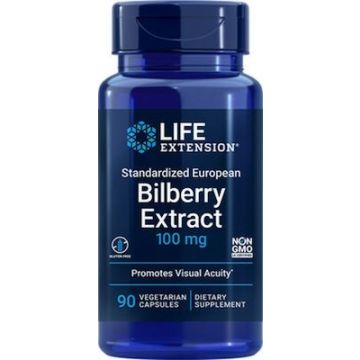 LIFE EXTENSION BILBERRY EXTRACT 100MG 100VEG CAP