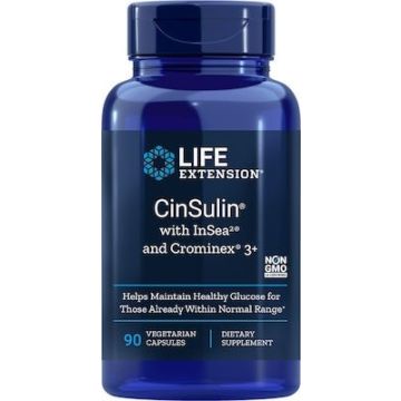 LIFE EXTENSION CINSULIN WITH GLUCOSE MANAGEMENT 90
