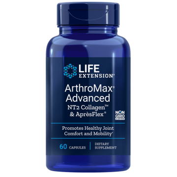 LIFE EXTENSION ARTHROMAX ADVANCED 60 VEG, UC-II & APRESFLEX