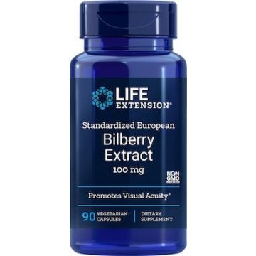 LIFE EXTENSION BILBERRY EXTRACT 100 MG 90 CAPS
