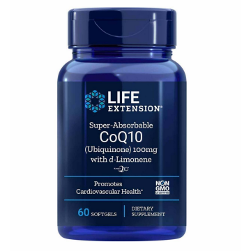 Life Extension Super-Absorbale CoQ10 D-Limon 100mg 60 μαλακές κάψουλες