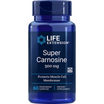 LIFE EXTENSION SUPER CARNOSINE 500MG 60 VEGETARIAN CAPSULES
