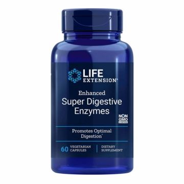 LIFE EXTENSION SUPER DIGESTIVE ENZYMES 60 VEG CAPS