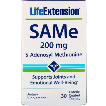 Life Extension SAMe (S-adenosyl-methionine) 200mg