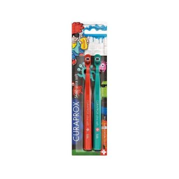 Curaprox CS 5460 Duo Graffiti Edition Ultra Soft Παιδικές Οδοντόβουρτσες 2τμχ