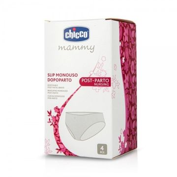 Chicco Mammy Σλιπ Μιας Χρήσης για Λεχώνες Ν. 4, 4τεμ