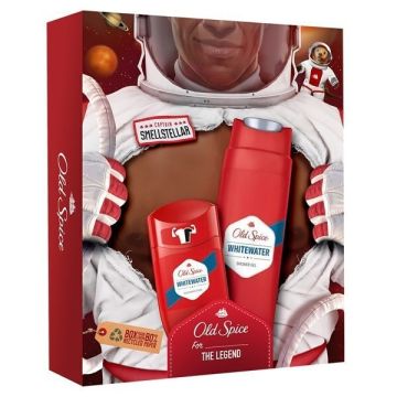 Old Spice Promo Pack Whitewater Deodorant Stick 50ml & Shower Gel 250ml