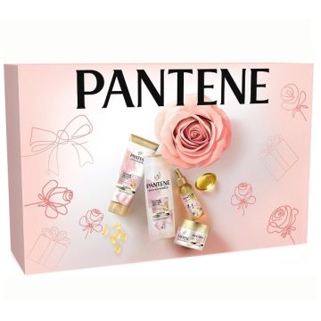 Pantene Gift Pack Pro-V Miracles Lift & Volume Shampoo 300ml Conditioner 200ml Strength Mask 160ml 7-1 Weightless Oil Mist 100ml