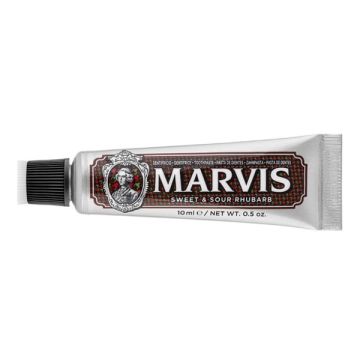Marvis Sweet & Sour Rhubarb Mini Οδοντόκρεμα με Γλυκόξινο Ραβέντι 10ml