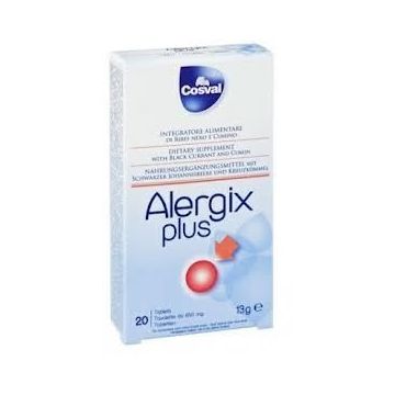 Cosval Alergix Plus Συμπλήρωμα Διατροφής για Ενδυνάμωση Ανοσοποιητικού & Αντιμετώπιση Αλλεργιών, 20 tabs