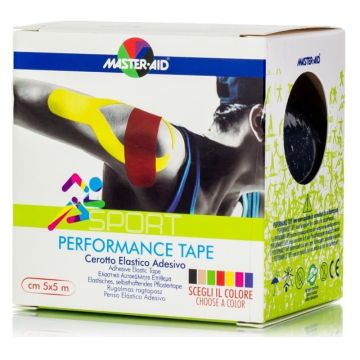 Master Aid Kinesio Tape Black 5cmX5m