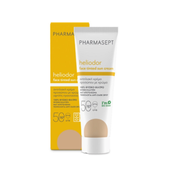 Pharmasept Heliodor Face Tinted Sun Cream Αντηλιακή Κρέμα Προσώπου με Χρώμα SPF50 50ml
