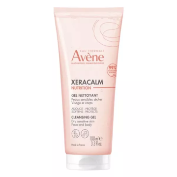 Avene Xeracalm Nutrition Gel Nettouant Καθημερινό Τζελ Καθαρισμού για Ευαίσθητο, Ξηρό Δέρμα Για Πρόσωπο και Σώμα 100ml