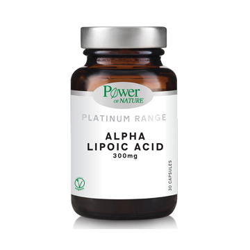 Power Health Platinum Range Αντιοξειδωτικό Συμπλήρωμα Διατροφής Alpha Lipoic Acid 300mg, 30caps