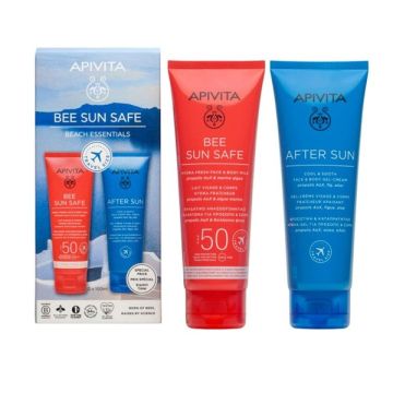 Apivita Promo Bee Sun Safe Hydra Fresh Face & Body Milk Spf 50 100ml + After Sun 100ml 