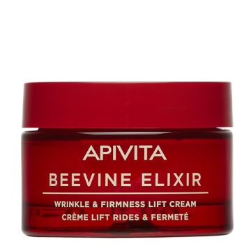 Apivita Beevine Elixir Wrinkle & Firmness Lift Cream Rich Αντιρυτιδική Κρέμα Ημέρας Πλούσιας Υφής για Σύσφιξη & Lifting 50ml