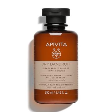 Apivita Dry Dandruff Shampoo Σαμπουάν κατά της Ξηροδερμίας με Σέλερι & Πρόπολη 250ml