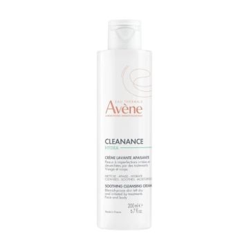 Avene Cleanance Hydra Καταπραϋντική Κρέμα Καθαρισμού Προσώπου/Σώματος Για Ξηρό/Ερεθισμένο & Ακνεϊκό Δέρμα 200ml