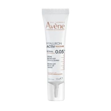Avène Hyaluron Activ Procedure Micro Lift Κρέμα Ματιών & Χειλιών - 0,05% Ρετινάλη 15ml