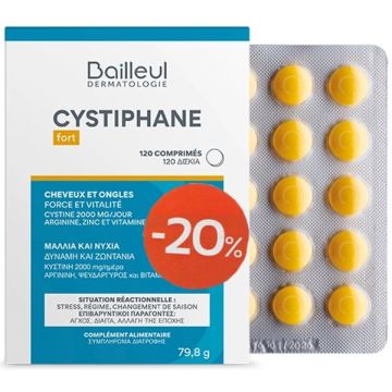 Bailleul Dermatologie Cystiphane Fort Promo -20% 120tabs