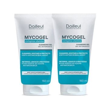 Bailleul Dermatologie Promo (1+1) Mycogel Cleansing Gel Καθαριστικό Ευαίσθητης Περιοχής 2x150ml