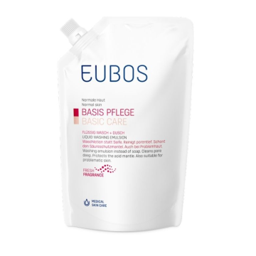EUBOS - REFILL ΑΝΤΑΛΛΑΚΤΙΚΟ RED, ΥΓΡΟ ΚΑΘΑΡΙΣΜΟΥ ΠΡΟΣΩΠΟΥ ΚΑΙ ΣΩΜΑΤΟΣ, 400ML