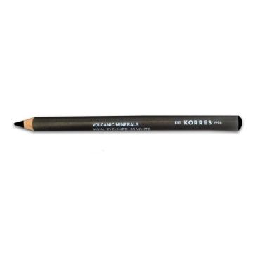 Korres Black Volcanic Minerals Professional Kohl Eyeliner Μαύρο Μολύβι Ματιών με Μαλακή Υφή 1.14gr