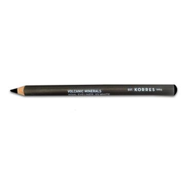 Korres Black Volcanic Minerals Professional Kohl Eyeliner Μαύρο Μολύβι Ματιών με Μαλακή Υφή 1.14gr