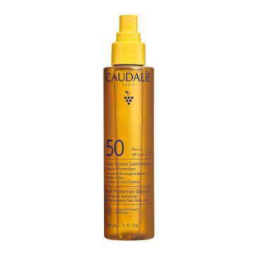 Caudalie Very High Protection Glow Oil SPF50 Αντηλιακό Λάδι Προσώπου, Σώματος & Μαλλιών 150ml