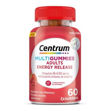 Centrum Multi Gummies Adults Energy Release, 60gummies