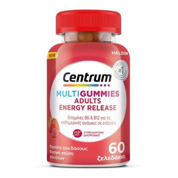 Centrum Multi Gummies Adults Energy Release, 60gummies
